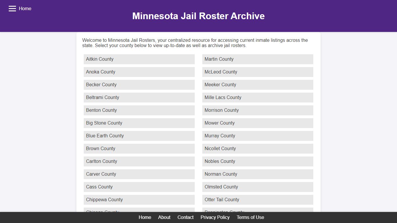 Inmate List - Clearwater County, MN - mnjailrosters.com