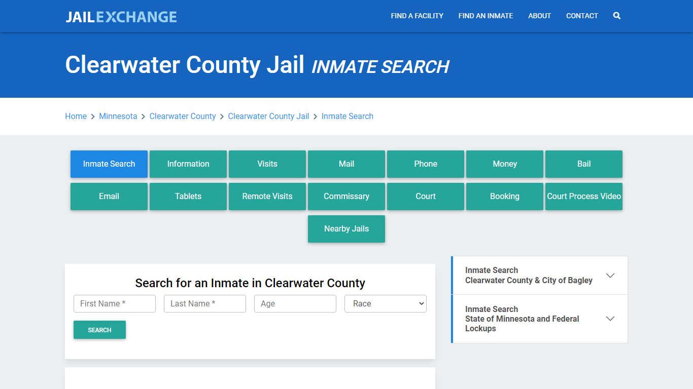 Clearwater County Jail, MN Inmate Search: Roster & Mugshots